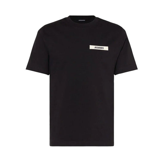 Jacquemus The Gros Grain T-ShirtT-ShirtsJacquemusDPUS Designer Outlet3700943649799BlackXSJacquemus The Gros Grain T-Shirt