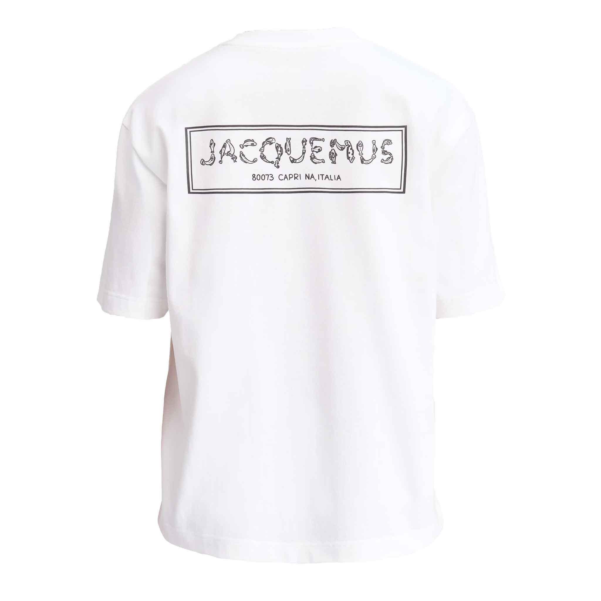 Jacquemus The Merù T-Shirt in WhiteT-ShirtsJacquemusDPUS Designer OutletSJacquemus The Merù T-Shirt in White