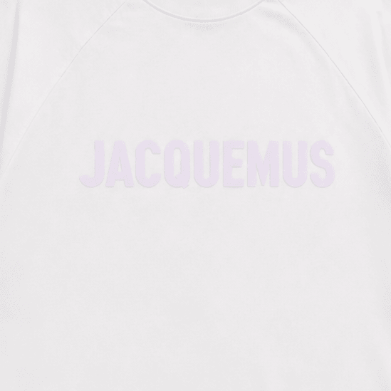 [Jacquemus] The Typo Oversized T-ShirtT-ShirtJacquemusDPUS Designer Outlet024541775425White/ LilacS[Jacquemus] The Typo Oversized T-Shirt