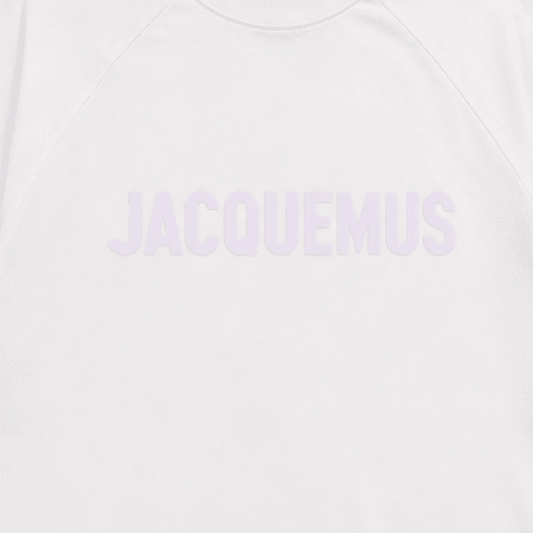 [Jacquemus] The Typo Oversized T-ShirtT-ShirtJacquemusDPUS Designer Outlet024541775425White/ LilacS[Jacquemus] The Typo Oversized T-Shirt