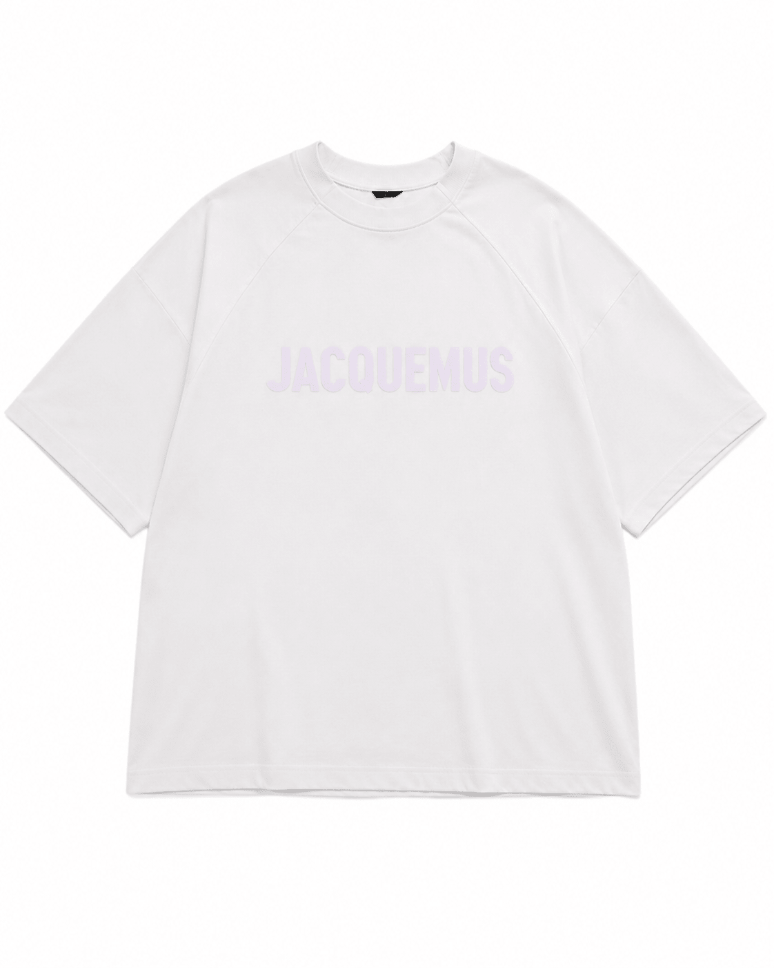 [Jacquemus] The Typo Oversized T-ShirtT-ShirtJacquemusDPUS Designer Outlet024541775425White/ LilacS[Jacquemus] The Typo Oversized T-Shirt