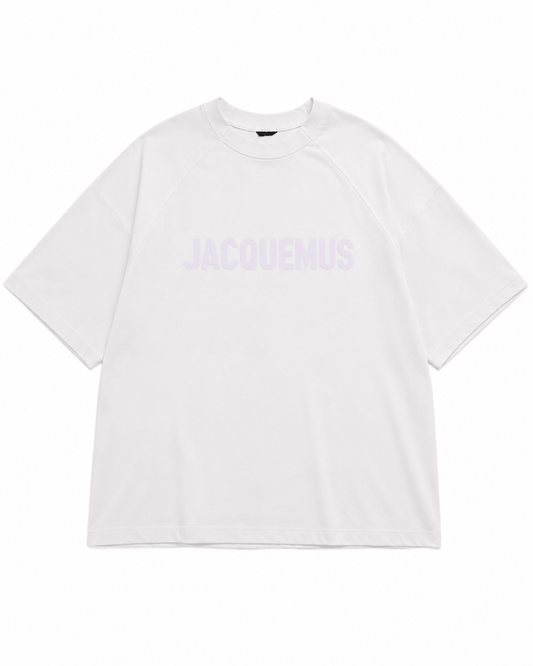 [Jacquemus] The Typo Oversized T-ShirtT-ShirtJacquemusDPUS Designer Outlet024541775425White/ LilacS[Jacquemus] The Typo Oversized T-Shirt