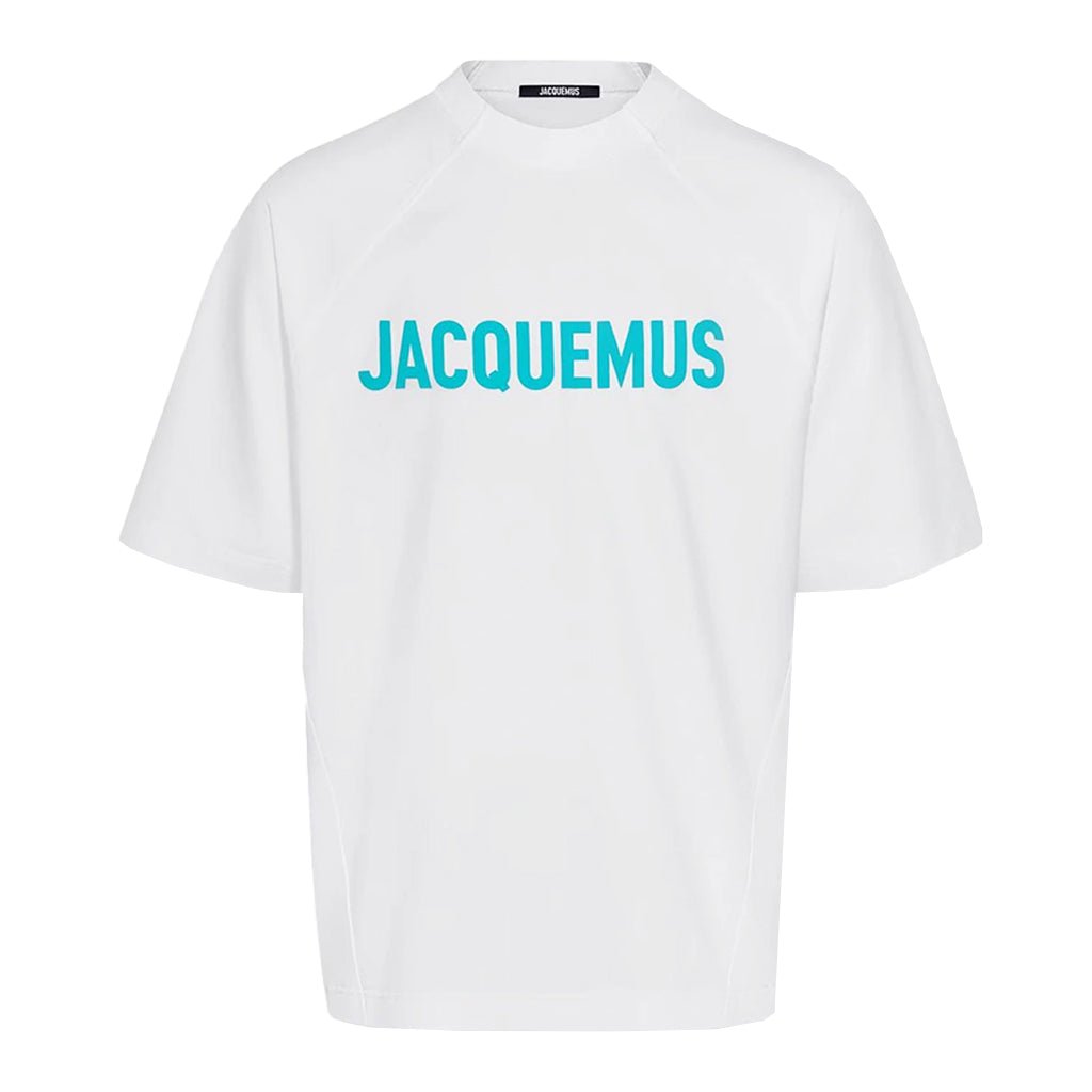 [Jacquemus] The Typo Oversized T-ShirtT-ShirtJacquemusDPUS Designer Outlet3700943450319White/ BlueS[Jacquemus] The Typo Oversized T-Shirt