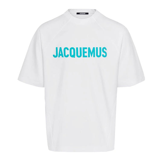 [Jacquemus] The Typo Oversized T-ShirtT-ShirtJacquemusDPUS Designer Outlet3700943450319White/ BlueS[Jacquemus] The Typo Oversized T-Shirt