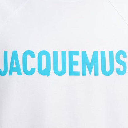 [Jacquemus] The Typo Oversized T-ShirtT-ShirtJacquemusDPUS Designer Outlet3700943450319White/ BlueS[Jacquemus] The Typo Oversized T-Shirt