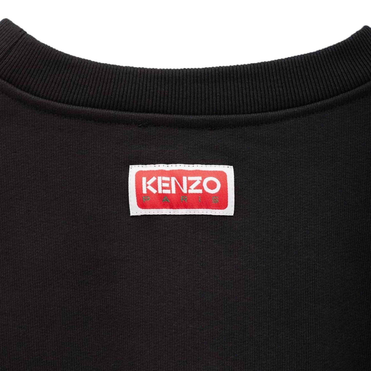 Kenzo Boke Flower Crewneck Sweatshirt in Black