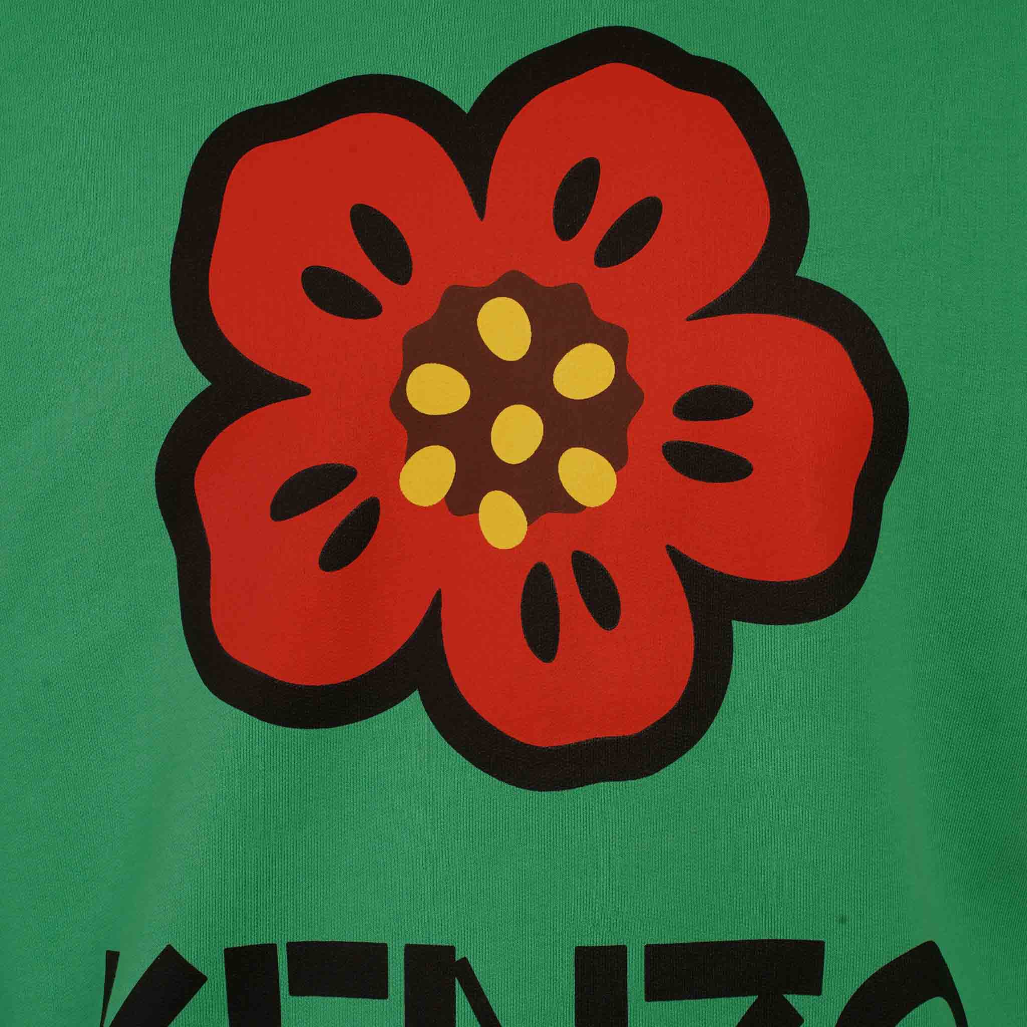 Kenzo Boke Flower Crewneck Sweatshirt in GreenSweatshirtsKenzoDPUS3612230469921SKenzo Boke Flower Crewneck Sweatshirt in Green