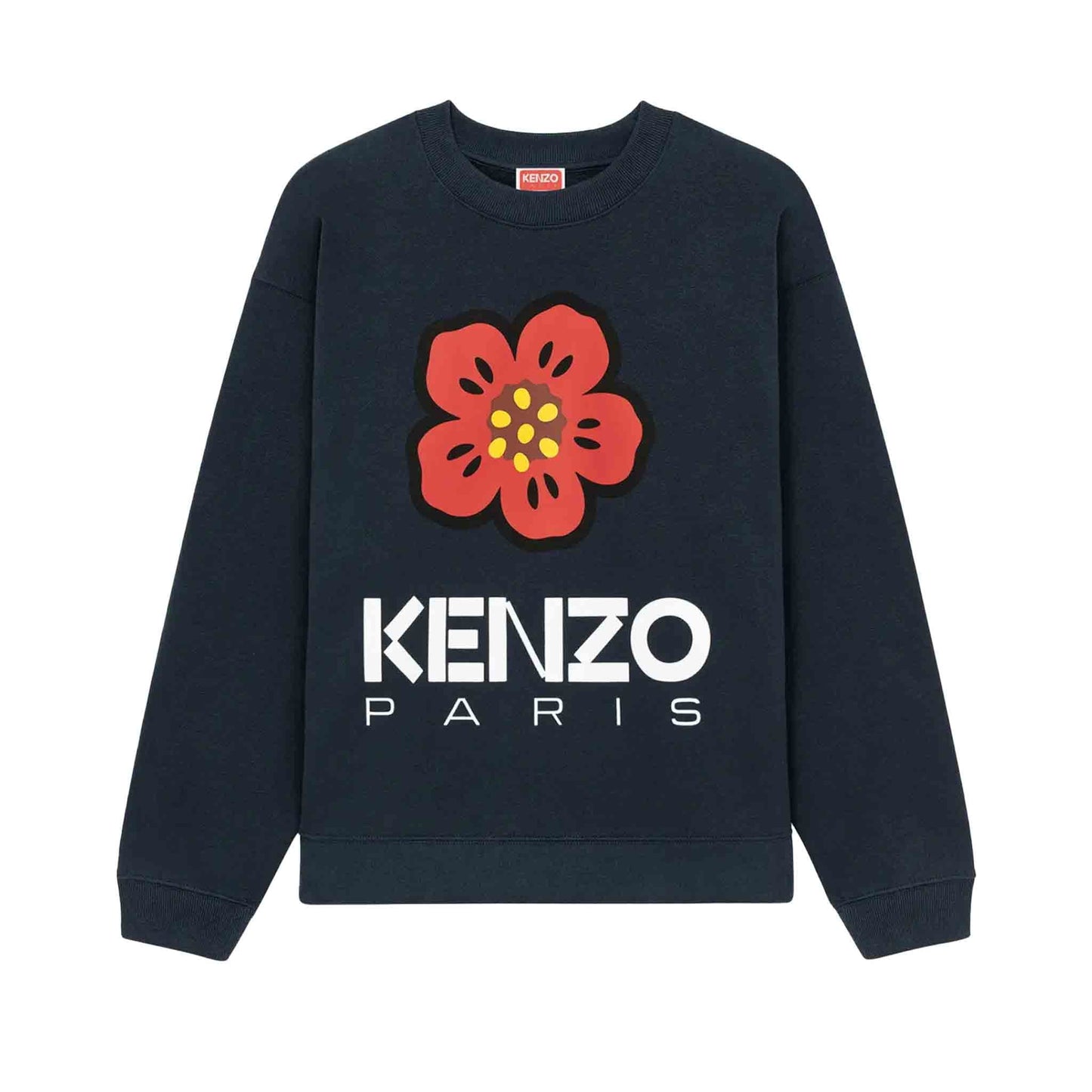 Kenzo Boke Flower Crewneck Sweatshirt in Navy