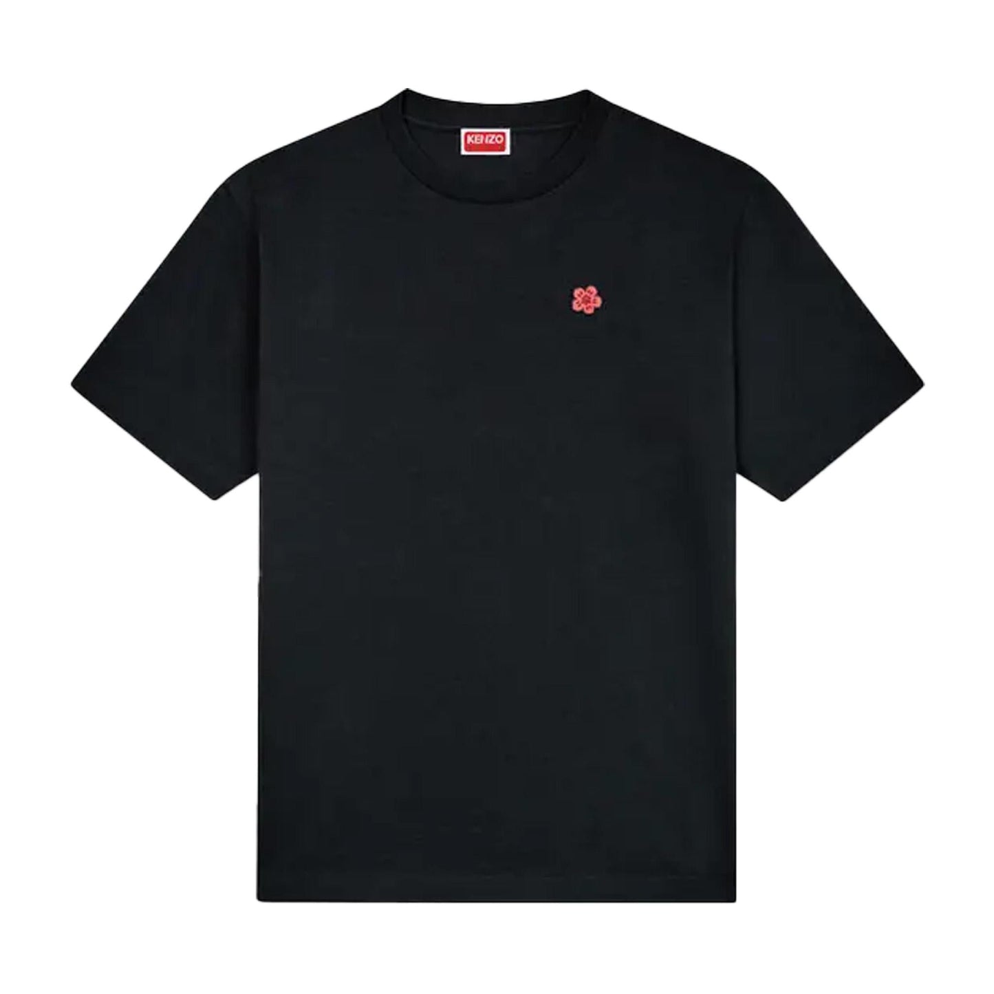 Kenzo Boke Flower Embroidered T-Shirt in Black