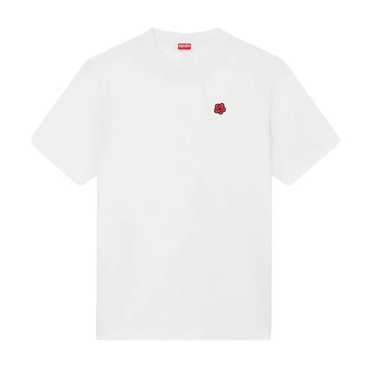 Kenzo Boke Flower Embroidered T-Shirt in WhiteKenzoDPUS Designer OutletSKenzo Boke Flower Embroidered T-Shirt in White