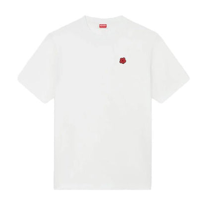 Kenzo Boke Flower Embroidered T-Shirt in WhiteKenzoDPUS Designer OutletSKenzo Boke Flower Embroidered T-Shirt in White