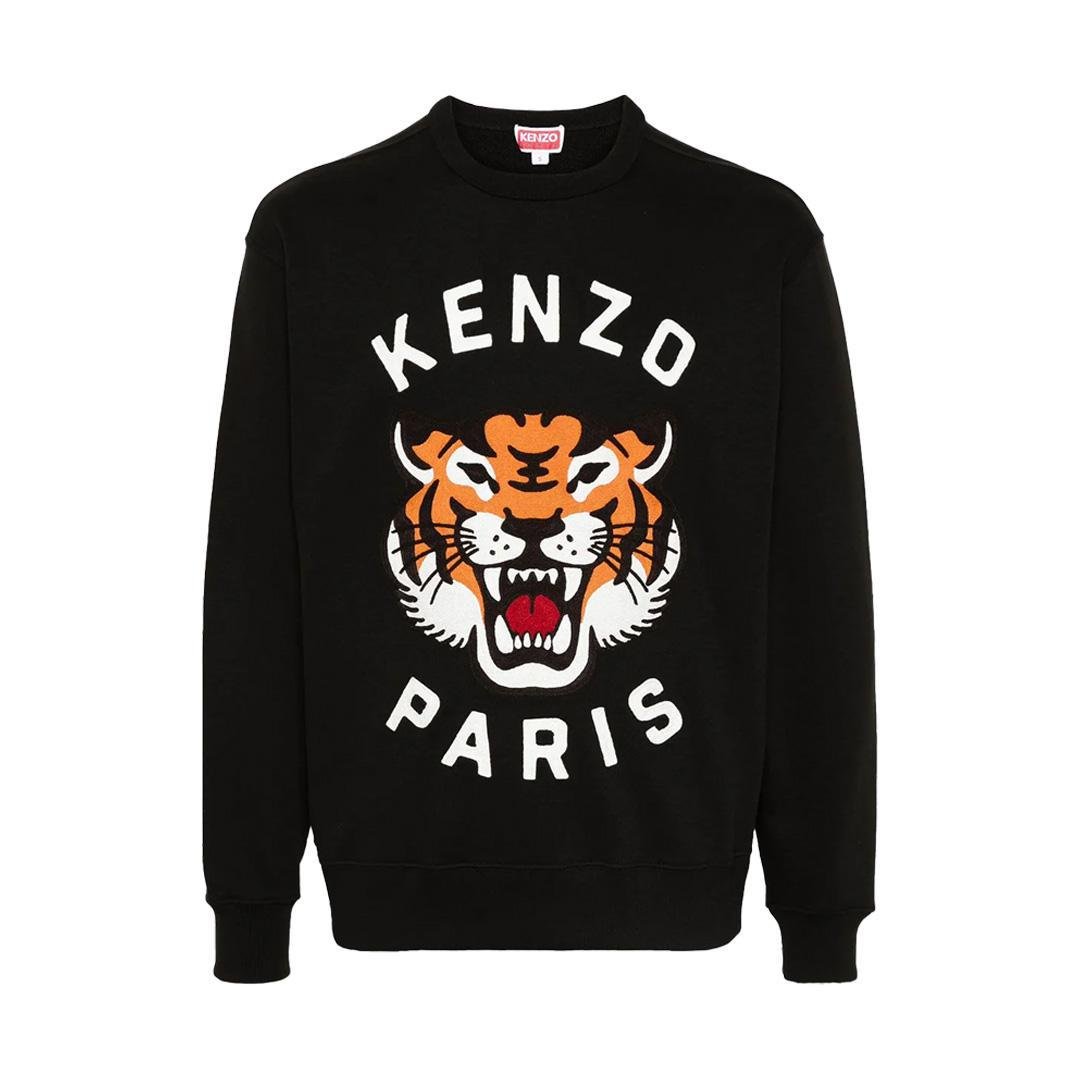Kenzo Lucky Tiger Embroidered Sweatshirt in BlackKenzoDPUS Designer Outlet3612230747210XSKenzo Lucky Tiger Embroidered Sweatshirt in Black