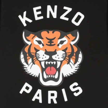 Kenzo Lucky Tiger Oversize Unisex T-Shirt in Black