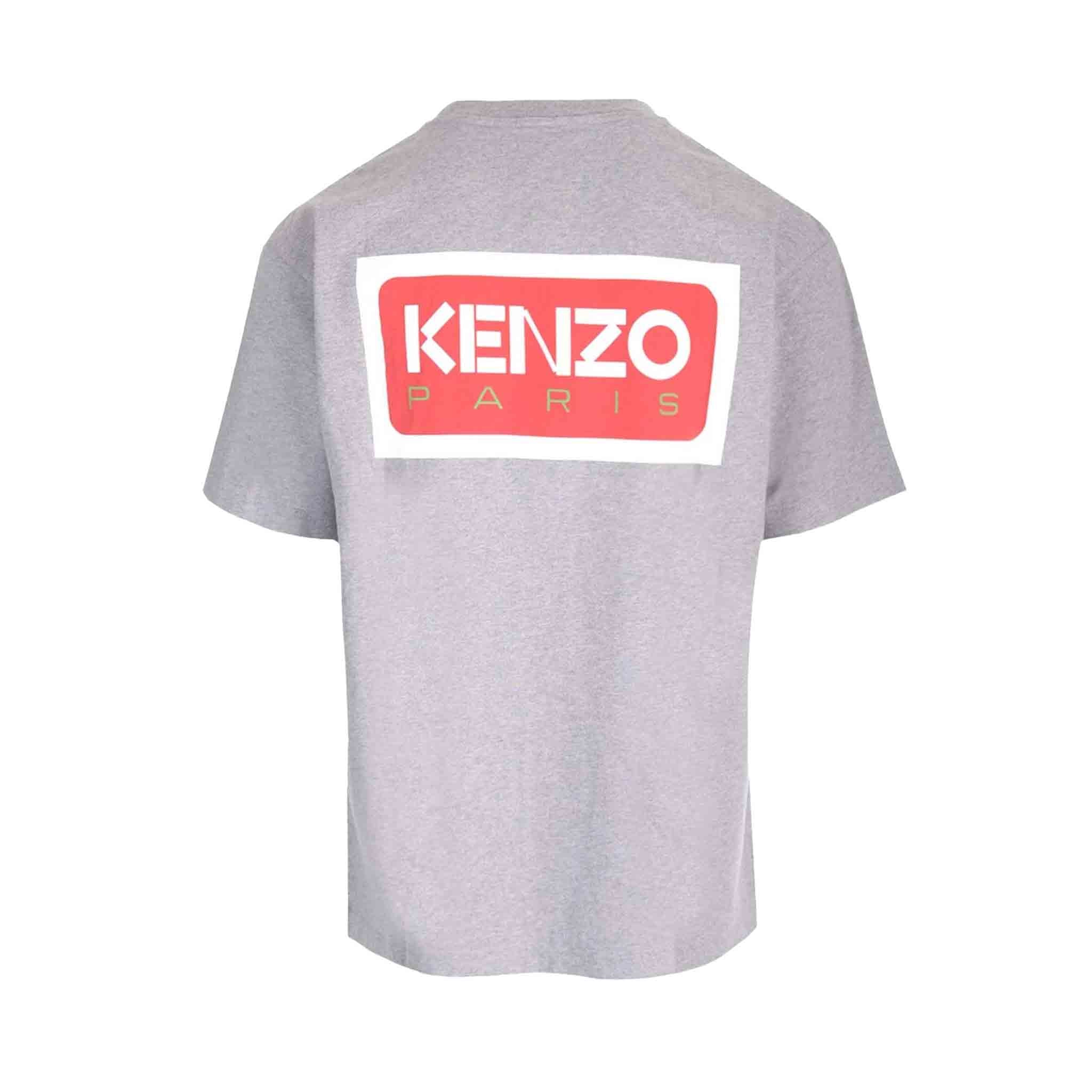 Kenzo Paris Logo Oversized T-Shirt in GreyT-ShirtsKenzoDPUS3612230542884SKenzo Paris Logo Oversized T-Shirt in Grey