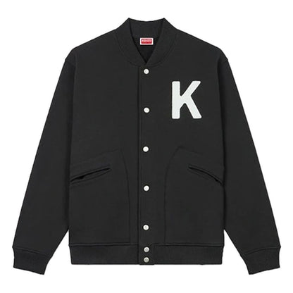 Kenzo Tiger Jersey Varsity Jacket BlackCoats & JacketsKenzoDPUS Designer Outlet3612230757080SKenzo Tiger Jersey Varsity Jacket Black