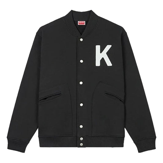 Kenzo Tiger Jersey Varsity Jacket BlackCoats & JacketsKenzoDPUS Designer Outlet3612230757080SKenzo Tiger Jersey Varsity Jacket Black