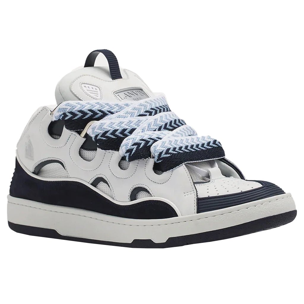 [Lanvin] Curb SneakersShoesLanvinDPUS Designer Outlet3612456684757White/Navy38[Lanvin] Curb Sneakers