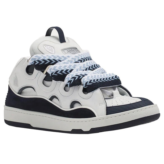 [Lanvin] Curb SneakersShoesLanvinDPUS Designer Outlet3612456684757White/Navy38[Lanvin] Curb Sneakers