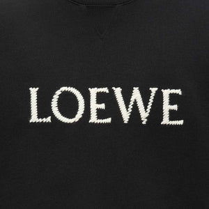 Loewe Emboridered Logo Crewneck Sweatshirt in BlackSweatshirtsLoeweDPUS Designer Outlet0010609130XSLoewe Emboridered Logo Crewneck Sweatshirt in Black