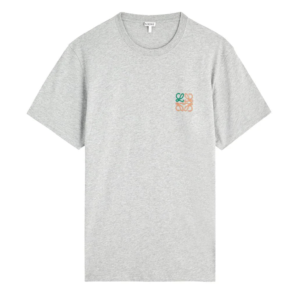 [Loewe] Small Anagram Embroidered T-ShirtT-ShirtsLoeweDPUS Designer Outlet0011106712GreyS[Loewe] Small Anagram Embroidered T-Shirt