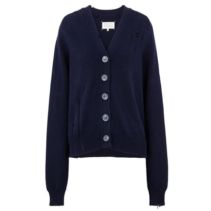 Maison Margiela Décontracté CardiganKnitwearMaison MargielaDPUS Designer Outlet8054326294423BlueSMaison Margiela Décontracté Cardigan