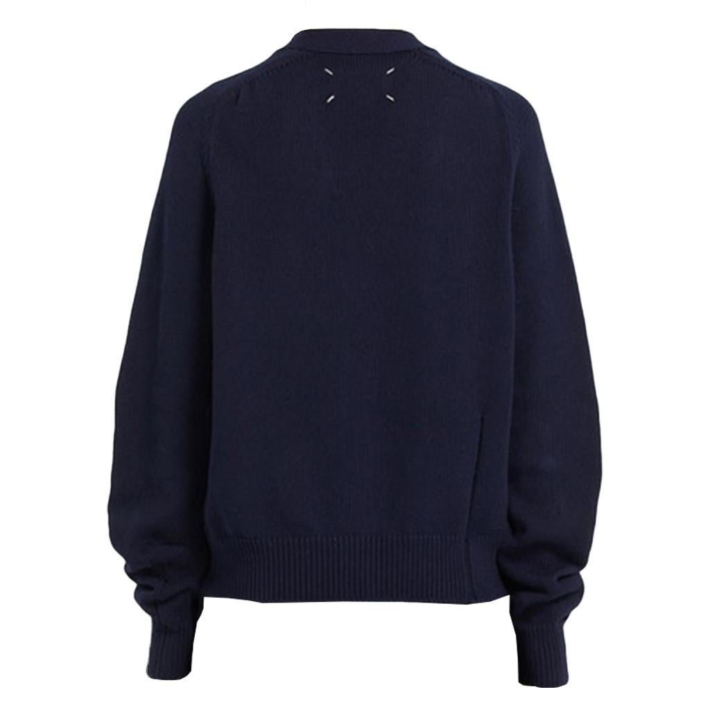 Maison Margiela Décontracté CardiganKnitwearMaison MargielaDPUS Designer Outlet8054326294423BlueSMaison Margiela Décontracté Cardigan