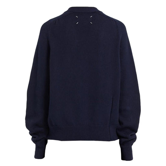 Maison Margiela Décontracté CardiganKnitwearMaison MargielaDPUS Designer Outlet8054326294423BlueSMaison Margiela Décontracté Cardigan