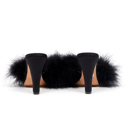 Maison Margiela Feather MulesHeelsMaison MargielaDPUS Designer Outlet8053460411376BlackEU36Maison Margiela Feather Mules