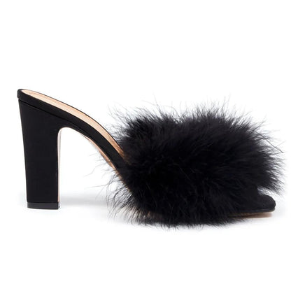 Maison Margiela Feather MulesHeelsMaison MargielaDPUS Designer Outlet8053460411376BlackEU36Maison Margiela Feather Mules