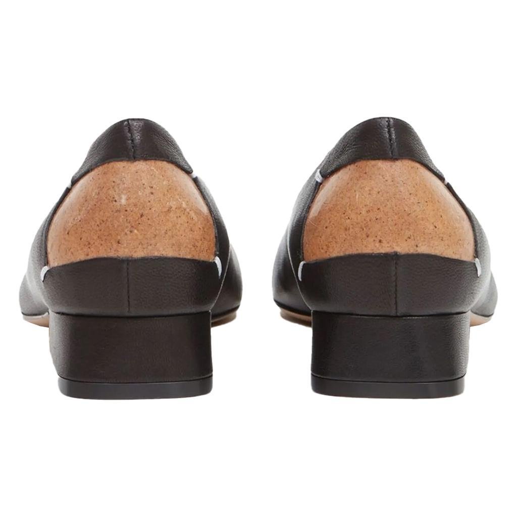 Maison Margiela Four Stitch Square Toe FlatsHeelsMaison MargielaDPUS Designer Outlet0461621854458054326874281BlackEU37Maison Margiela Four Stitch Square Toe Flats