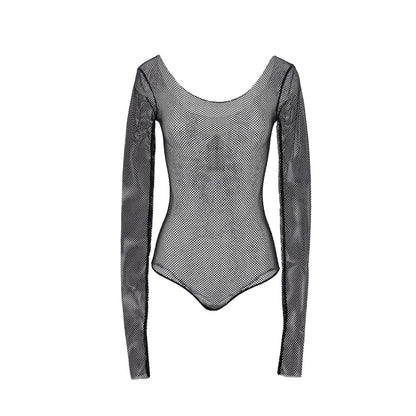 Maison Margiela Mesh Bodysuit BlackTopMaison MargielaDPUS Designer Outlet8053460656401BlackSMaison Margiela Mesh Bodysuit Black