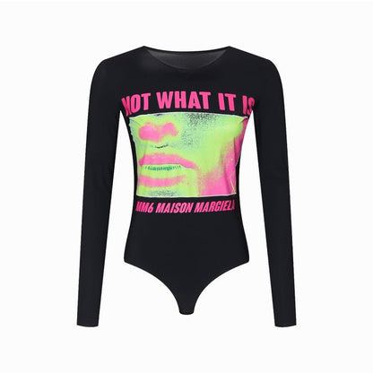 Maison Margiela MM6 Bodysuit BlackTopMaison MargielaDPUS Designer Outlet8059039150189BlackXSMaison Margiela MM6 Bodysuit Black