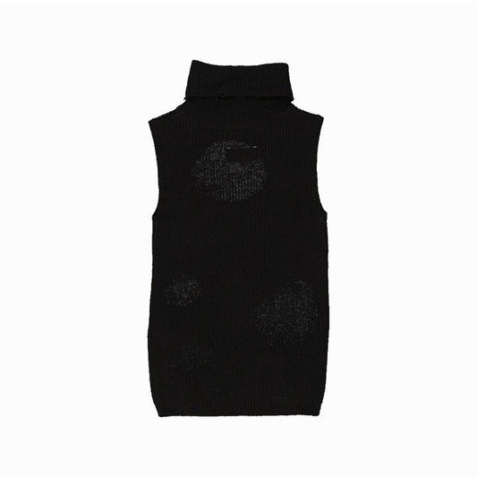 Maison Margiela MM6 Distressed Roll Neck Sweater BlackSweaterMaison MargielaDPUS Designer Outlet8053460187561BlackIT38Maison Margiela MM6 Distressed Roll Neck Sweater Black