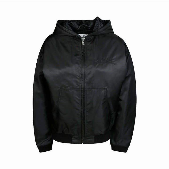 Maison Margiela MM6 Zip - Up Hooded Jacket BlackHoodies & Zip - UpsMaison MargielaDPUS Designer Outlet8059039196378BlackIT42Maison Margiela MM6 Zip - Up Hooded Jacket Black