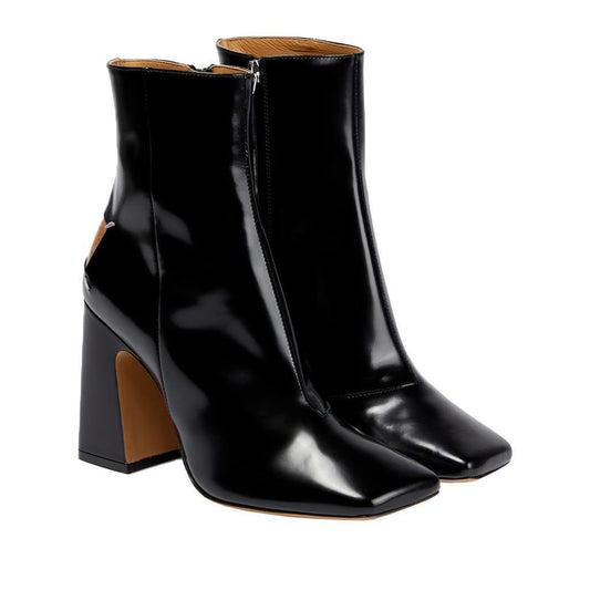 Maison Margiela Shiny Leather Ankle BootsBootsMaison MargielaDPUS Designer Outlet8054326654739BlackEU36.5Maison Margiela Shiny Leather Ankle Boots