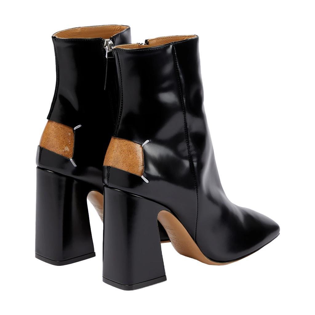 Maison Margiela Shiny Leather Ankle BootsBootsMaison MargielaDPUS Designer Outlet8054326654739BlackEU36.5Maison Margiela Shiny Leather Ankle Boots
