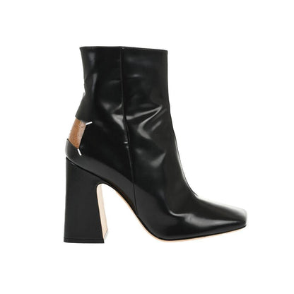 Maison Margiela Shiny Leather Ankle BootsBootsMaison MargielaDPUS Designer Outlet8054326654739BlackEU36.5Maison Margiela Shiny Leather Ankle Boots