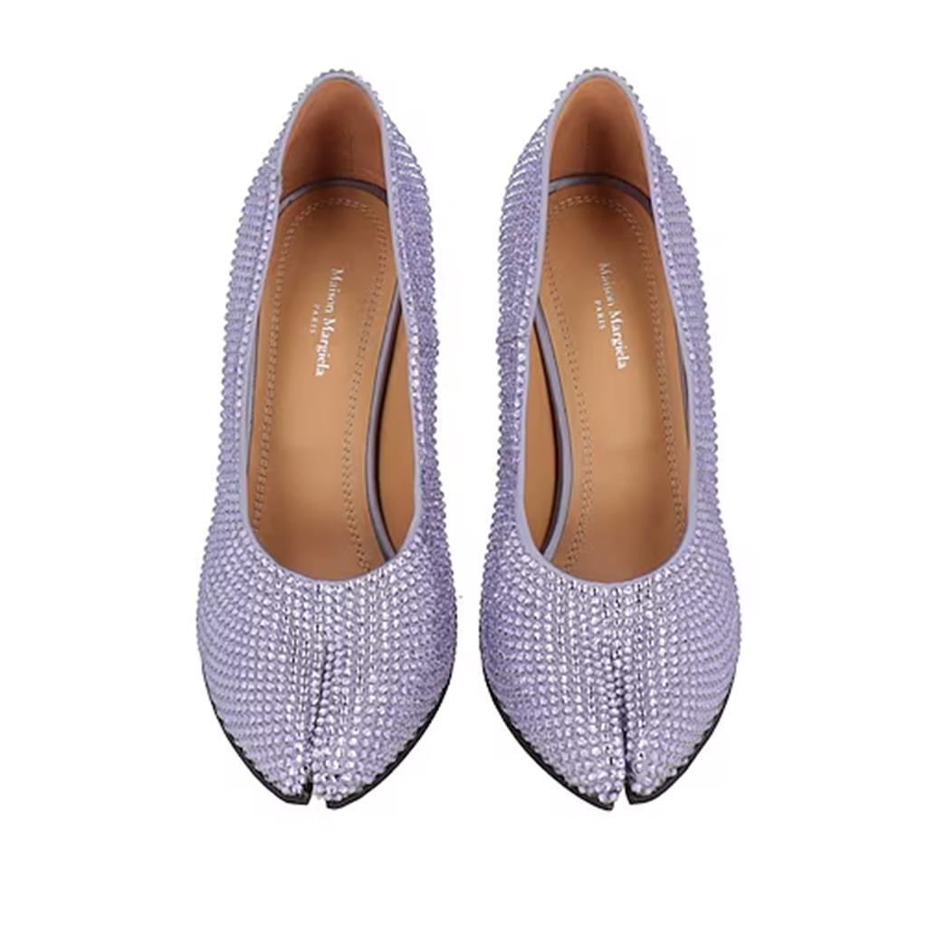 Maison Margiela Tabi Rhinestone PumpsHeelsMaison MargielaDPUS Designer Outlet8053460240426BlackEU37Maison Margiela Tabi Rhinestone Pumps
