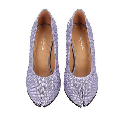 Maison Margiela Tabi Rhinestone PumpsHeelsMaison MargielaDPUS Designer Outlet8053460240426BlackEU37Maison Margiela Tabi Rhinestone Pumps