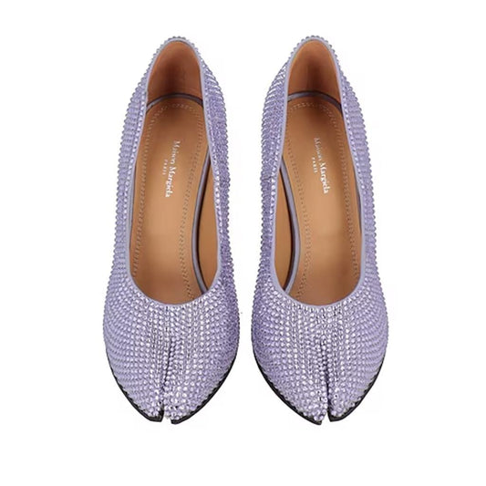 Maison Margiela Tabi Rhinestone PumpsHeelsMaison MargielaDPUS Designer Outlet8053460240426BlackEU37Maison Margiela Tabi Rhinestone Pumps