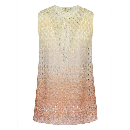 Missoni Degrade Crochet Tie Detail Tank TopTopMissoniDPUS Designer Outlet8053147553139MultiIT40Missoni Degrade Crochet Tie Detail Tank Top