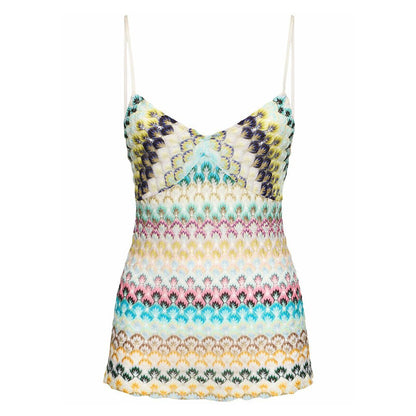 Missoni Embroidered Crochet Tank TopTopMissoniDPUS Designer Outlet8053147560625MultiIT46Missoni Embroidered Crochet Tank Top