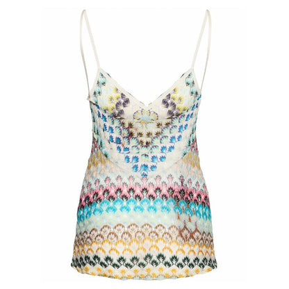 Missoni Embroidered Crochet Tank TopTopMissoniDPUS Designer Outlet8053147560625MultiIT46Missoni Embroidered Crochet Tank Top