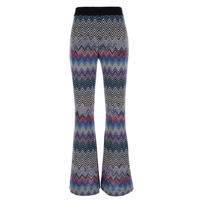 Missoni Flare Zigzag Wool TrousersTrousersMissoniDPUS Designer Outlet8053147155937MultiIT42Missoni Flare Zigzag Wool Trousers