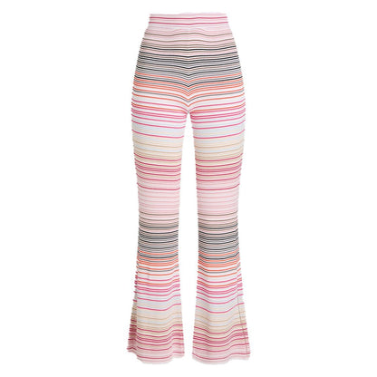 Missoni Flared Striped TrousersTrousersMissoniDPUS Designer Outlet8053147069753Light TonesIT40Missoni Flared Striped Trousers