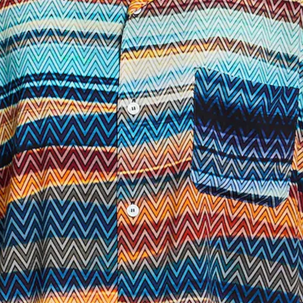 Missoni Gradient Zig Zag Bowling ShirtShirtMissoniDPUS Designer Outlet8053147479002MultiLMissoni Gradient Zig Zag Bowling Shirt