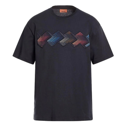 Missoni Gradient Zigzag T-ShirtT-ShirtsMissoniDPUS Designer Outlet8053147516981Navy BlueSMissoni Gradient Zigzag T-Shirt