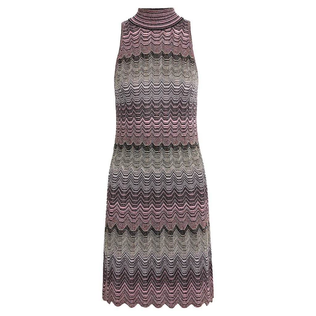 Missoni High Neck Greek Sleeveless MinidressDressesMissoniDPUS Designer OutletDS24WG2D-BK039I-SM9G5-388053147154831Silver RoseIT38Missoni High Neck Greek Sleeveless Minidress