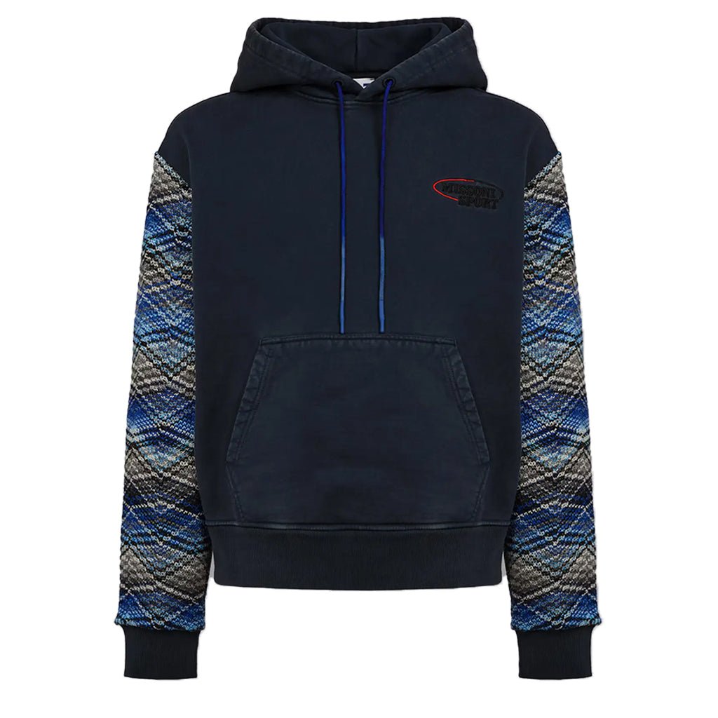 Missoni Knit Sleeve Insert Logo HoodieHoodies & Zip-UpsMissoniDPUS Designer OutletTS23WW08-BJ00H0-S72BL-XL8051575927416Dark BlueXLMissoni Knit Sleeve Insert Logo Hoodie