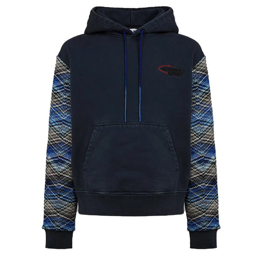 Missoni Knit Sleeve Insert Logo HoodieHoodies & Zip-UpsMissoniDPUS Designer OutletTS23WW08-BJ00H0-S72BL-XL8051575927416Dark BlueXLMissoni Knit Sleeve Insert Logo Hoodie
